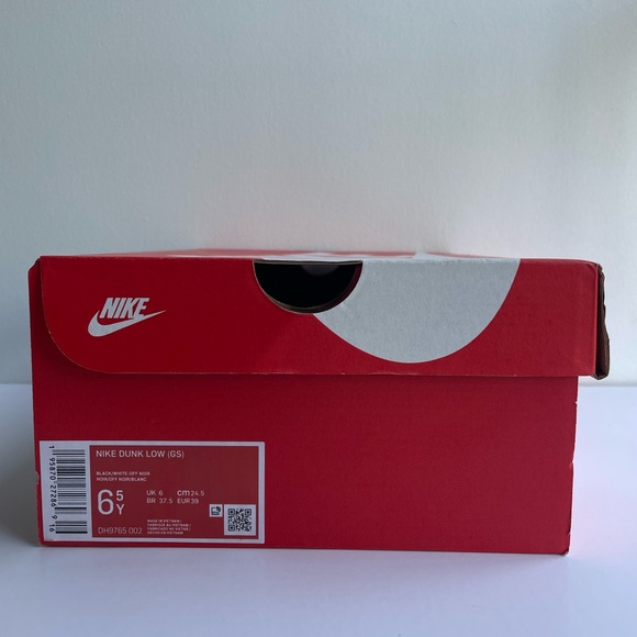 Dunk Low Black/White-Off Noir (GS) - Picture 4 of 8